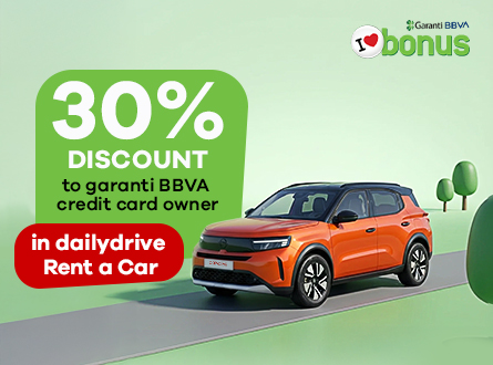 Discount for Garanti BBVA Cards