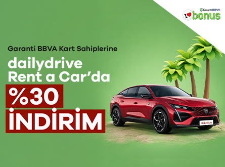 Garanti BBVA Kartlarına İndirim
