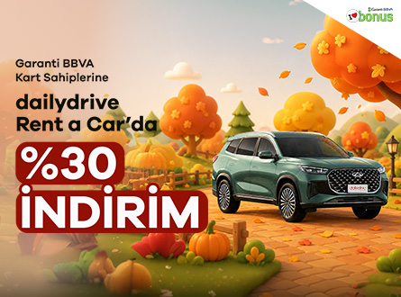 Garanti BBVA Kartlarına İndirim