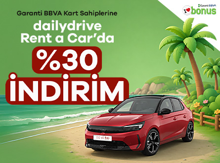 Garanti BBVA Kartlarına İndirim