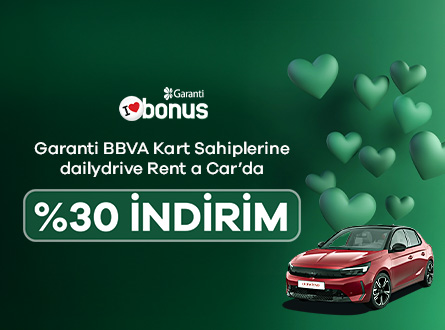 Garanti BBVA Kartlarına İndirim