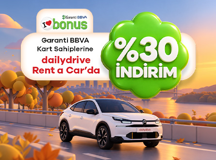 Garanti BBVA Kartlarına İndirim
