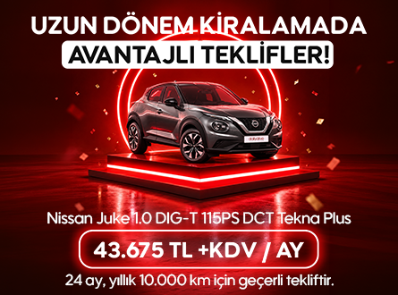Nissan Juke Uzun Dönem Kiralama Kampanyası