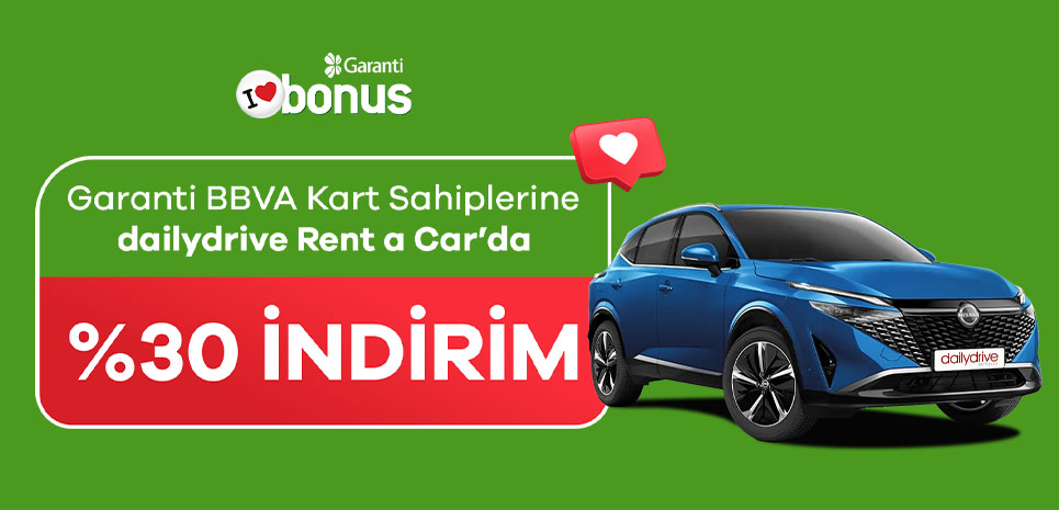Garanti BBVA Kartlarına İndirim