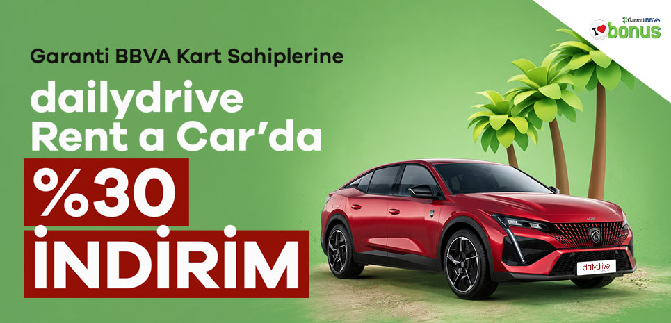 Garanti BBVA Kartlarına İndirim