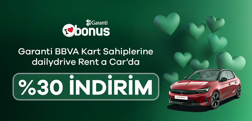 Garanti BBVA Kartlarına İndirim