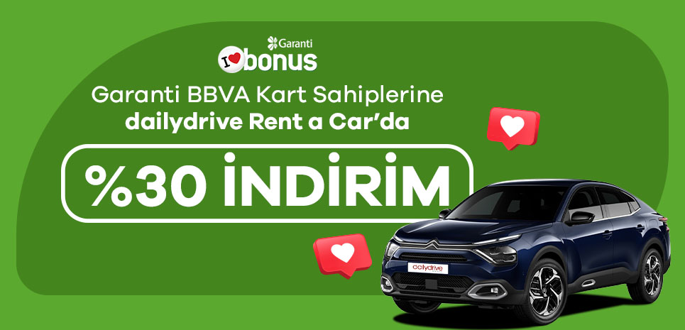 Garanti BBVA Kartlarına İndirim